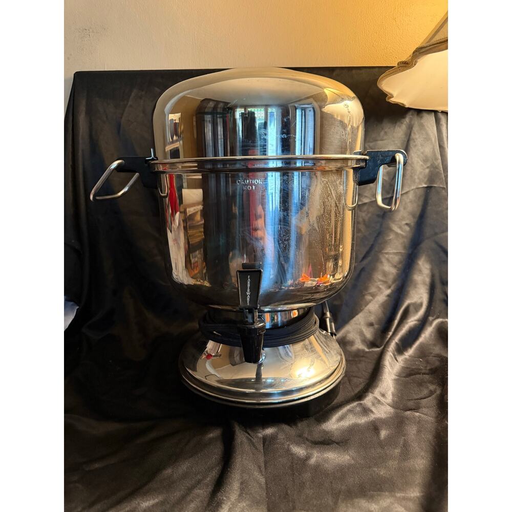 Vintage Never Used Farberware Stainless Steel 12-36 Cup Coffee Urn Percolator